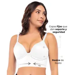 FAJATE - Brasier de alto cubrimiento con realce suave y soporte