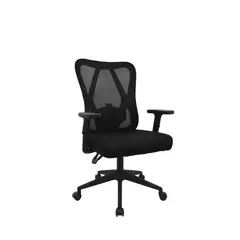 BONNO - Silla Escritorio Giratoria Negro Benfor