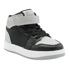 PRICE SHOES - PriceShoes Tenis de moda para niño estilo bota 624AB54GRIS