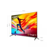 HYUNDAI - Televisor 58" 147 cm 4K QLED Smart Google Gris HYLED5813QG