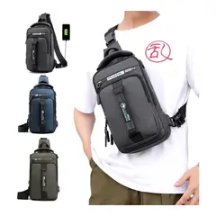 GENERICO - Morral manos libres impermeable para caballero fino de cruzar