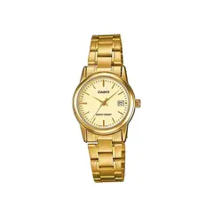 CASIO - RELOJ PARA MUJER LTP-V002G-9AUDF -AMARILLO