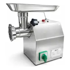 GENERICO - Molino de Carne Industrial Eléctrico 12 Acero Inoxidable 1HP 110V