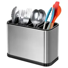 GENERICO - Escurridor De Cubiertos Utensilios Cocina Acero Inoxidable