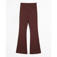 SEVEN SEVEN - Leggins Flare Para Mujer Vino
