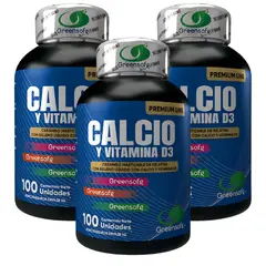 NATURAL ENERGY PRODUCTS - Calcio + Vitamina D3 Americano Huesos Fuertes x 1200 mg