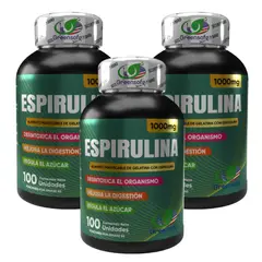 NATURAL ENERGY PRODUCTS - Espirulina Americana Nutrición Completa x 1000 mg