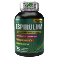 NATURAL ENERGY PRODUCTS - Espirulina Americana con Invima Bienestar Integral x 1000 mg