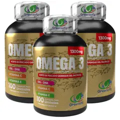 NATURAL ENERGY PRODUCTS - Omega-3 Americano Corazón y Cerebro Activos x 1300 mg