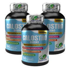 NATURAL ENERGY PRODUCTS - Calostro Bovino Americano Inmunidad Avanzada x 1000 mg