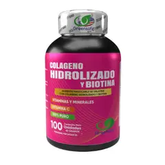 NATURAL ENERGY PRODUCTS - Colágeno Hidrolizado + Biotina Americano con Invima Belleza Integral x 1000 mg