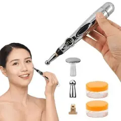 CHINA - Lapiz Masajeador Acupuntura Electro 3 Cabezas Bateria