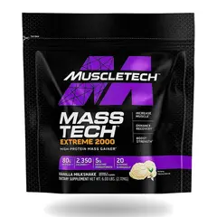 MUSCLETECH - Proteína Mass Tech Vainilla - 6 Libras