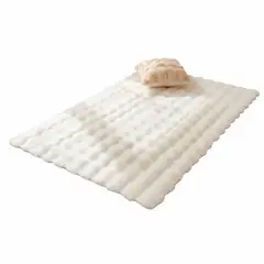 MY HOME STORE - Tapete Marfil Línea Terciopelo 180x200cm