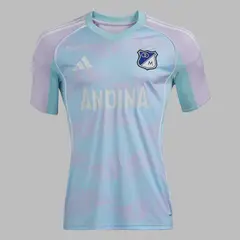 ADIDAS - Camiseta Performance Hombre Visitante de Millonarios FC 26 - Azul - Fútbol - Uso casual y entrenamiento
