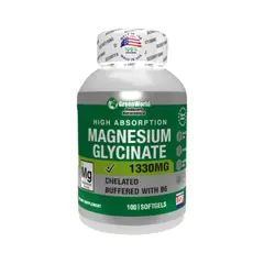 NATURAL ENERGY PRODUCTS - Glicinato de Magnesio Americano de 1330mg