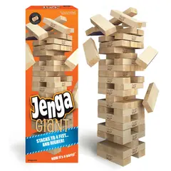 GENERICO - Jenga Tipo Torre Gigante Madera Bloques Dados Juego Mesa 50 x 16 x 16cm