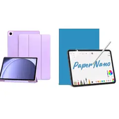 GENERICO - Forro Funda Smart Case Para samsung tab a9 8.7 x110 x115 + Lapiz + Paperlike