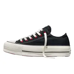 CONVERSE - Tenis Chuck Taylor All Star Lift Mujer-Negro/Rojo