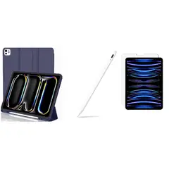 GENERICO - Forro Funda Smart Case Para ipad pro 2018- 2022 + Lapiz + vidrio