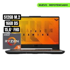 ASUS - Portátil Tuf A15 - Ams Ryz 5 7535hs - 16gb - M.2512gb - RTX3050 4gb - 15,6″ Fhd