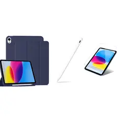 GENERICO - Forro Funda Smart Case Para ipad a16-10ma gen + Lapiz + vidrio