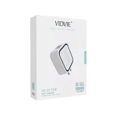 VIDVIE - Cargador + Cable Usb 2.1a - V8 - Plm302 - Blanco