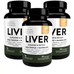 NATURAL MEDICINE - Liver Cleanse & Detox - Hígado graso x3