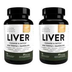 NATURAL MEDICINE - Liver Cleanse & Deto - Limpieza hepática natural x2