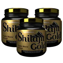 NATURAL MEDICINE - Shilajit Gold + Triple Maca y Borojo - Energía Sexual x3