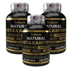 NATURAL MEDICINE - Astaxantina Americana - Piel sana y luminosa x3