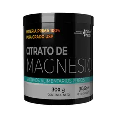 NATURAL MEDICINE - Citrato de Magnesio Grado USP en Polvo x300g