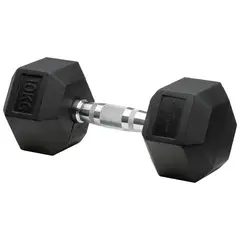 SPORT FITNESS - Mancuerna Hexagonal De 10 Kg Para Entrenamiento Unidad