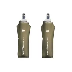 SPORT FITNESS - Set X2 Botellas Flexibles Para Agua Reutilizable Y Liviana