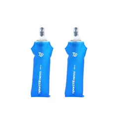 SPORTFITNESS - Set X2 Botellas Flexibles Fácil De Llevar Hidratación Diaria