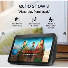 AMAZON - Echo Show 8 3rd Gen con asistente virtual Alexa Negro