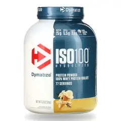 DYMATIZE - Proteína Iso 100 Hydrolyzed Vainilla - 5 Libras