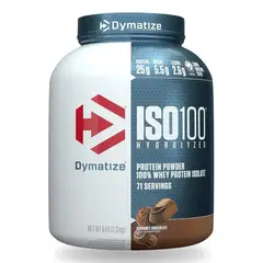 DYMATIZE - Proteína Iso 100 Hydrolyzed Chocolate - 5 Libras