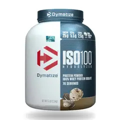 DYMATIZE - Proteína Iso 100 Hydrolyzed Galleta - 5 Libras
