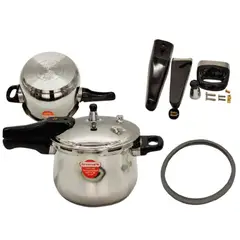 SWISSHOME DR HOFFMAN - Olla A Presión Swisshome 7 Litros Acero Quirúrgico Express