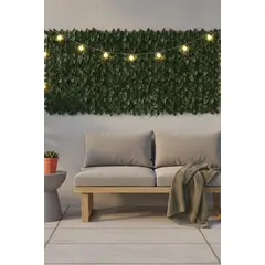 GENERICO - Malla de Hojas Enrollable de Hojas Tipo Hiedra Artificial 3x1 Metros