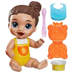 BABY ALIVE - Muñeca Dinnertime Creations Cabello Castaño