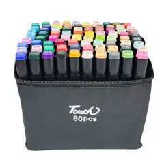 TOUCH - Kit Marcadores Doble Punta X 80 Piezas