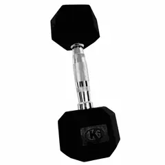 K6 - Mancuerna Pesa Hexagonal Encauchetada 30 Kg