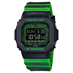 CASIO - Reloj G-SHOCK Para Hombre Deportivo DW-D5600TD-3DR Verde Camuflado Diseño 5600