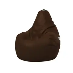 GENERICO - Puff Silla Tipo Pera XL Para Exteriores Resistente Al Agua Color Café