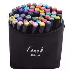 TOUCH - Kit Marcadores Doble Punta X 48 Unidades a base de alcohol