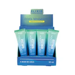 ELIXIR - Caja 12 Lubricantes Íntimo Frío Cool Sensation 15 ml