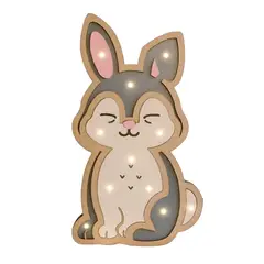 GENERICO - LAMPARA PARA NIÑOS ARTESANAL - CONEJO