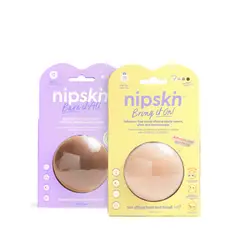 NIPSKIN - Kit Cubre pezones Sin Adhesivo + Cubre pezones Con Adhesivo Nipskin®